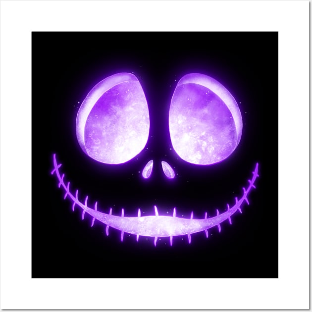 Scary Night- Purple Version Wall Art by ManuelDA